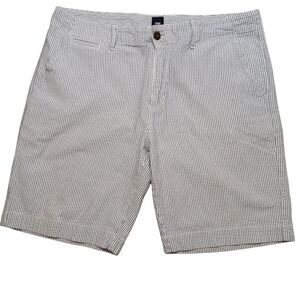 GAP Striped Flat Front Shorts